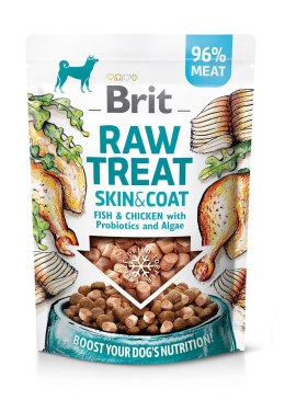 BRIT RAW TREAT SKIN&COAT FISH&CHICKEN 40g