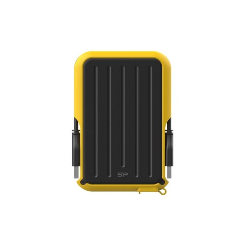 Dysk zewnętrzny HDD Silicon Power Armor A66 (4TB; 2,5"; USB 3.2; Yellow; SP040TBPHD66LS3Y)