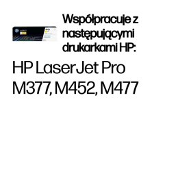 HP 410A oryginalny wkład z żółtym tonerem LaserJet