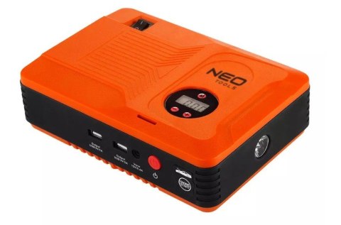 Urządzenie rozruchowe Neo Tools "Jumpstarter", power bank 14Ah, kompresor 3.5 bar, latarka