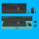 Logitech Advanced MK540 klawiatura Dołączona myszka Uniwersalne USB QWERTZ Swiss Czarny, Biały