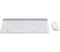 Logitech MK470 klawiatura Dołączona myszka Uniwersalne RF Wireless QWERTZ Niemiecki Biały