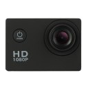 Extralink Kamera Action Camera A10 Czarna 1080P 30fps, IP68, wyświetlacz 2.0"