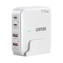 Sieciowa ładowarka GaN - Unitek P1229AWH01-EU | 100W 2x USB-C 2x USB-A