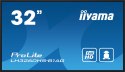 IIYAMA Iiyama LH3260HS-B1AG signage display Cyfrowa tablica A 80 cm (31.5") LED Wi-Fi 500 cd/m2 Full HD Czarny Procesor wbudowany Andro