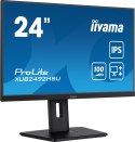 IIYAMA Iiyama XUB2492HSU-B6 monitor komputerowy 60,5 cm (23.8") 1920 x 1080 px Full HD LED Czarny