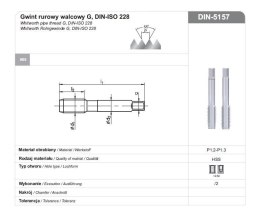 BAHCO FANAR GWINTOWNIK 1/2