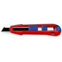 KNIPEX Nóż odłamywany Knipex CutiX® Czarny, Niebieski, Czerwony