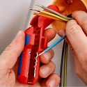 KNIPEX Uniwersalne narzędzie do ściągania izolacji dla leworęcznych