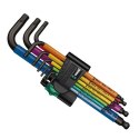 WERA Wera 950 Spkl9 Hex-plus Hex Key Set Zestaw kluczy imbusowych w kształcie litery L Metryczny/imperialny 9 szt.