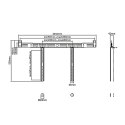 Maclean MACLEAN UCHWYT NA SOUNDBAR DO TV MAX 10KG MC-843