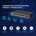 Extralink EXTRALINK CERES 8 PORTOWY SWITCH POE 48V 10/100MB 802.3AF 15,4W NA PORT