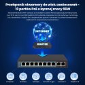 Extralink EXTRALINK CERES 8 PORTOWY SWITCH POE 48V 10/100MB 802.3AF 15,4W NA PORT