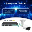 Extralink EXTRALINK CERES 8 PORTOWY SWITCH POE 48V 10/100MB 802.3AF 15,4W NA PORT