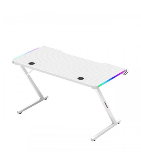Huzaro Biurko gamingowe Huzaro Hero 2.5 White RGB