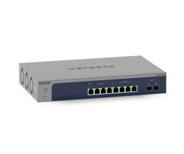 NETGEAR NETGEAR MS510TXM łącza sieciowe Zarządzany L2/L3/L4 10G Ethernet (100/1000/10000) Szary, Niebieski