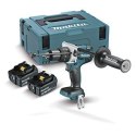 MAKITA Wiertarko-wkrętarka udarowa 18V MAKITA DHP458RTJ