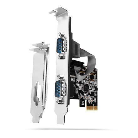 AXAGON Kontroler portów PCI-Express Axagon 2x port szeregowy RS232