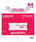 GoodRam Pendrive GoodRam UME3-0640W0R11-V (64GB; USB 3.0; kolor biały) VALENTINE