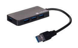 NATEC Hub NATEC Moth NHU-1342 (4x USB 3.0; kolor czarny)