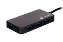 NATEC Hub NATEC Moth NHU-1342 (4x USB 3.0; kolor czarny)