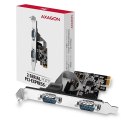 AXAGON Kontroler portów PCI-Express Axagon 2x port szeregowy RS232