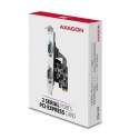 AXAGON Kontroler portów PCI-Express Axagon 2x port szeregowy RS232