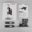 AXAGON Kontroler portów PCI-Express Axagon 2x port szeregowy RS232