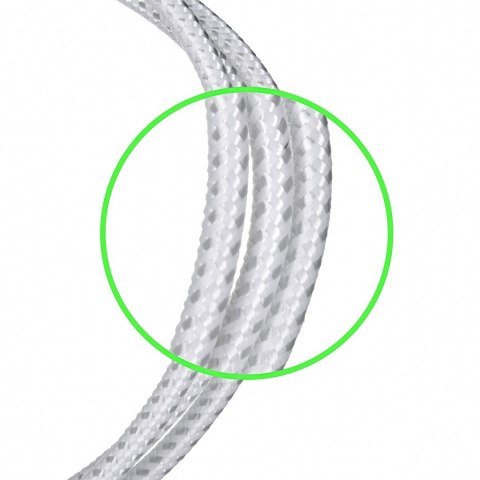 Belkin Kabel Belkin BoostCharge Braided Lightning to USB-A Cable 2m oplot White