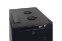 DIGITUS Szafa sieciowa wisząca 19" 12U rack 600x450, drzwi szyba, czarny, niedzielona, niezłożona, 60kg