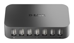 No name D-Link DUB-H7 USB 2.0 Type-B 480 Mbit/s Czarny