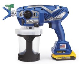 Graco GRACO PISTOLET DO MALOWANIA ULTRA AIRLES ( 2 x AKU. 2AH DEWALT+ ŁAD. ) + TORBA