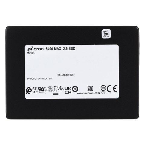 Micron Dysk SSD Micron 5400 MAX 480GB SATA 2.5" MTFDDAK480TGB-1BC1ZABYYR (DWPD 5)