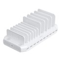 UNITEK UNITEK STACJA ŁADUJĄCA 10X USB 2.4A 60W BIAŁA