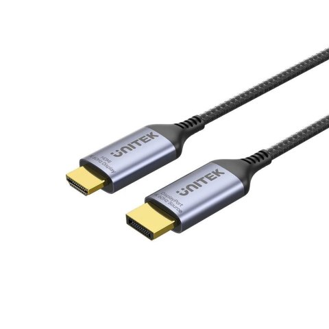 UNITEK UNITEK KABEL DISPLAYPORT 1.4 DO HDMI 2.1, 8K, 1,8M