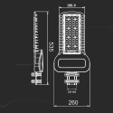 V-TAC Oprawa Uliczna LED V-TAC SAMSUNG CHIP 150W Soczewki 110st 135Lm/W VT-154ST 4000K 20300lm