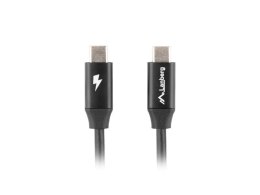 Lanberg LANBERG KABEL USB-C 2.0 M/M 1.8M PREMIUM QC 4.0 POWER DELIVERY 60W CZARNY CA-CMCM-40CU-0018-BK