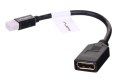 Lanberg Adapter Lanberg AD-0003-BK (Mini DisplayPort M - DisplayPort F; 0,10m; kolor czarny)