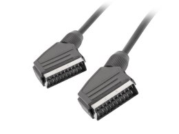 Lanberg Kabel Lanberg CA-EUEU-10CC-0018-BK (SCART M - SCART M; 1,8m; kolor czarny)
