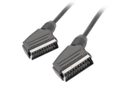 Lanberg Kabel Lanberg CA-EUEU-10CC-0018-BK (SCART M - SCART M; 1,8m; kolor czarny)