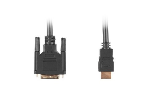 Lanberg Kabel Lanberg CA-HDDV-10CC-0030-BK (HDMI M - DVI-D (18+1) M; 3m; kolor czarny)