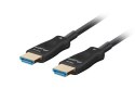 Lanberg LANBERG KABEL HDMI M/M V2.1 40M 8K OPTYCZNY AOC CA-HDMI-30FB-0400-BK