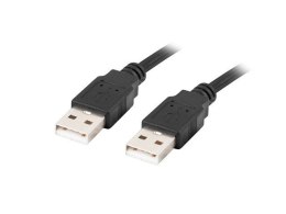 Lanberg LANBERG KABEL USB-A 2.0 M/M 1.8M CZARNY CA-USBA-20CU-0018-BK