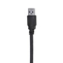 Lanberg LANBERG KABEL USB-A 3.0 M/M 1M CZARNY CA-USBA-30CU-0010-BK