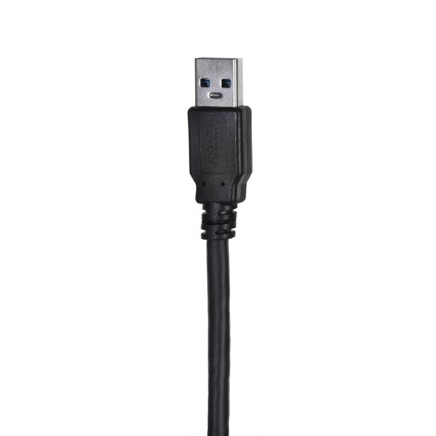Lanberg LANBERG KABEL USB-A 3.0 M/M 1M CZARNY CA-USBA-30CU-0010-BK