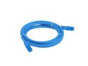 Lanberg LANBERG PATCHCORD S/FTP KAT.6A 1M NIEBIESKI LSZH CCA (FLUKE PASSED) PCF6A-10CC-0100-B