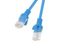 Lanberg Patchcord Lanberg PCU5-10CC-0100-B (RJ45 - RJ45 ; 1m; UTP; kat. 5e; kolor niebieski)