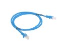 Lanberg Patchcord Lanberg PCU5-10CC-0100-B (RJ45 - RJ45 ; 1m; UTP; kat. 5e; kolor niebieski)