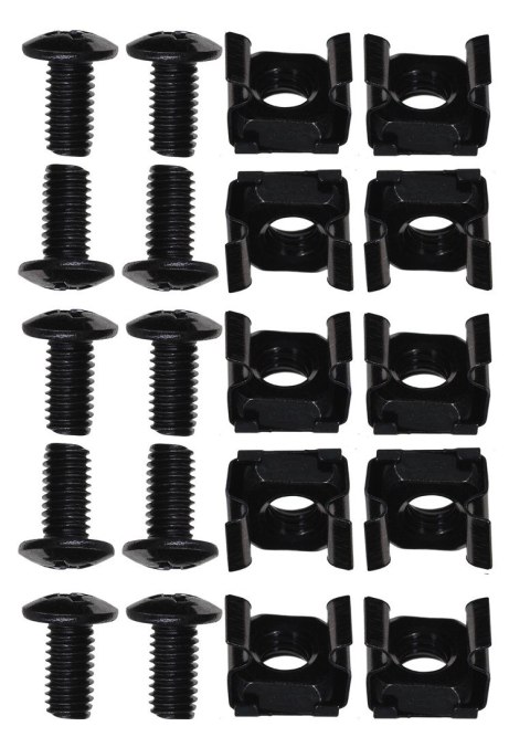 Lanberg Półka do szaf stojących Lanberg AK-1005-B (500 mm; kolor czarny)