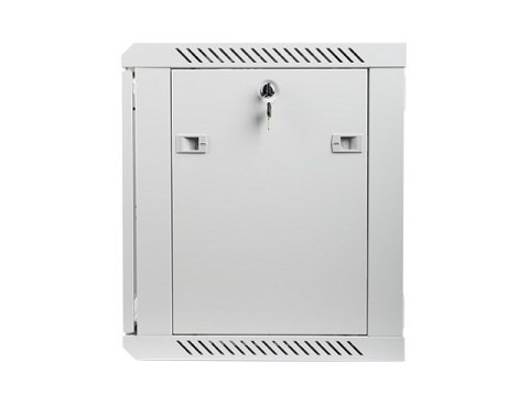 Lanberg Szafa jednosekcyjna Lanberg WF01-6409-10S (9U; 500mm / 600mm / 450 mm; wisząca; Szklane; 19''; kolor szary)